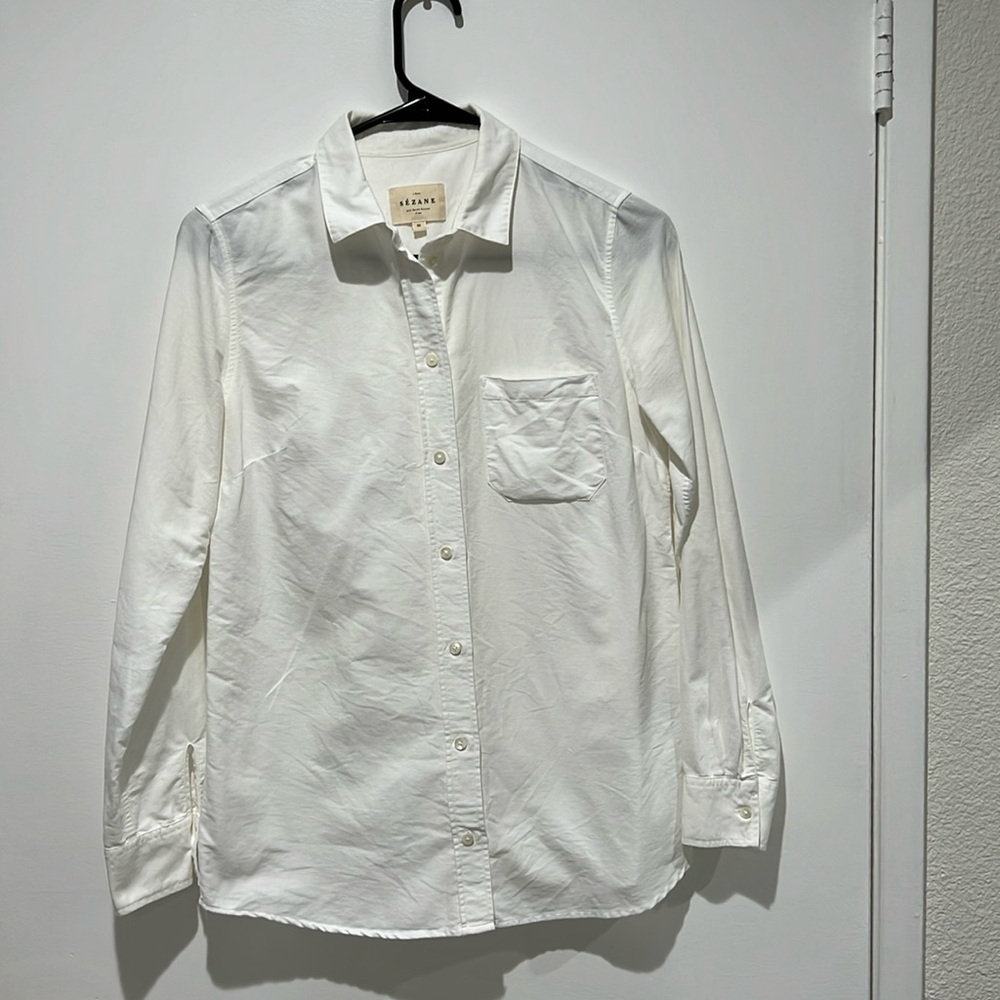 100% cotton Sezane Tomboy Button up